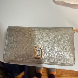 Chic Metallic Clutch Bag
